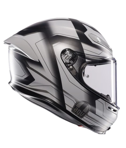 CASCO AGV K6 S E2206 - NEGRO MATE/GRIS ULTRASONIDO