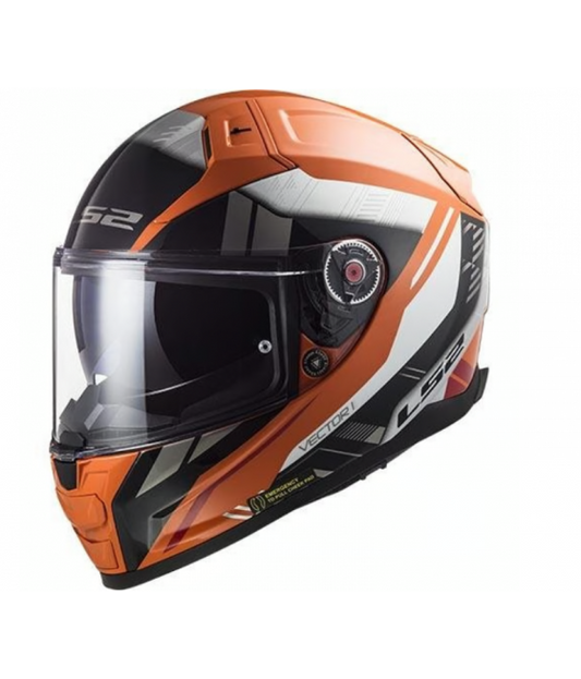 Casco LS2 FF811 Vector II Stylus Fluo Orange / Black