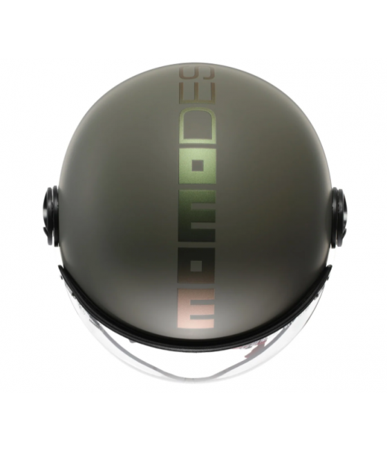 Casco MOMO DESING moto jet FGTR CLASSIC Mono E2206 MATT GREEN / BRONZE