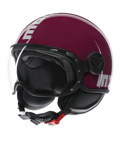 Casco MOMO DESING moto jet FGTR CLASSIC Mono E2206 CANDY PURPLE / WHITE