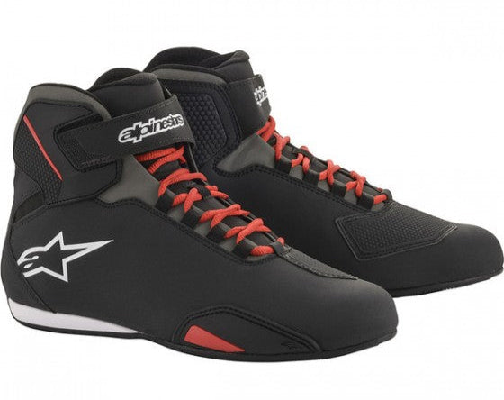 SEKTOR SHOES alpinestars SCARPE DA MOTO TECNICHE NERO ROSSO