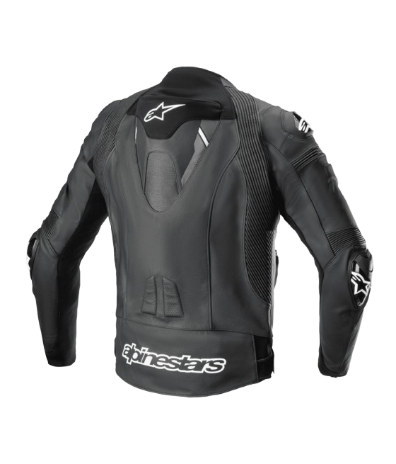 Chaqueta de cuero para moto Alpinestars MISSILE V2 IGNITION negra/negra