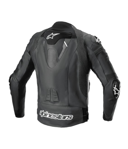 Chaqueta de cuero para moto Alpinestars MISSILE V2 IGNITION negra/negra