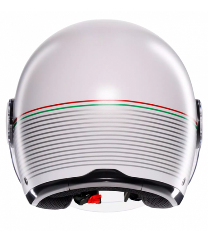 ETERES CAPOLIVERI MATT WHITE/ITALY - CASCO AGV MOTO JET E2206