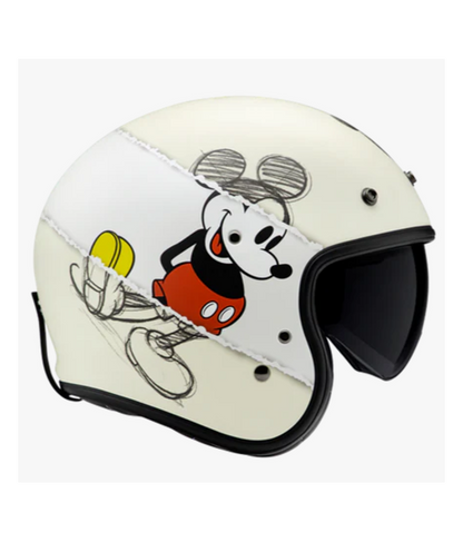 HJC JET V31 DISNEY MICKEY SKETCH HELMET