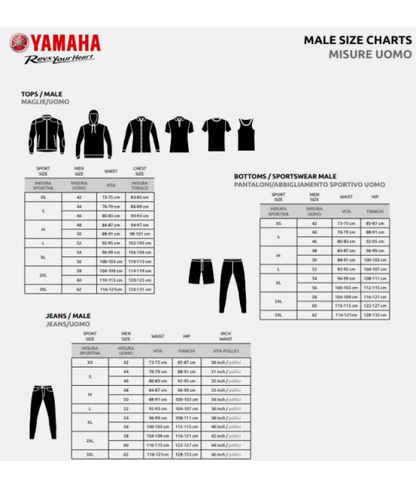 Chaqueta de rally y aventura original de Yamaha Enduro para hombre