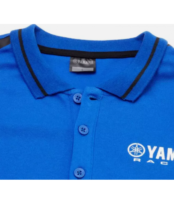 Polo originale Yamaha Paddock Blue Essentials uomo