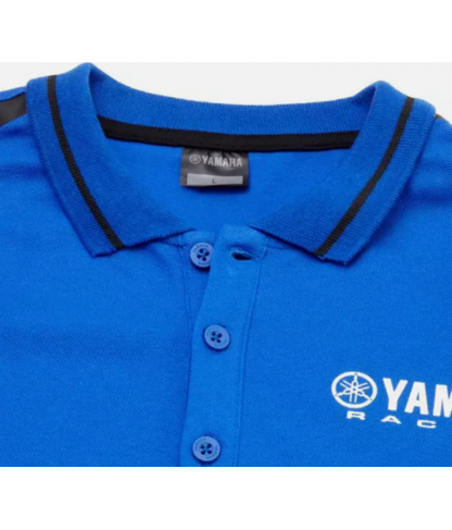 Polo originale Yamaha Paddock Blue Essentials uomo