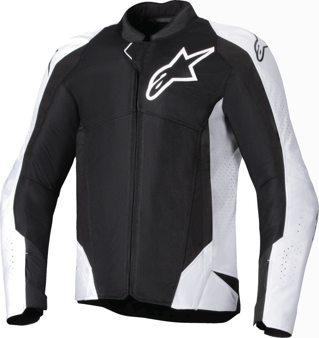 Chaqueta de moto perforada Alpinestars VIPER V3 AIR, color rojo fluorescente y negro