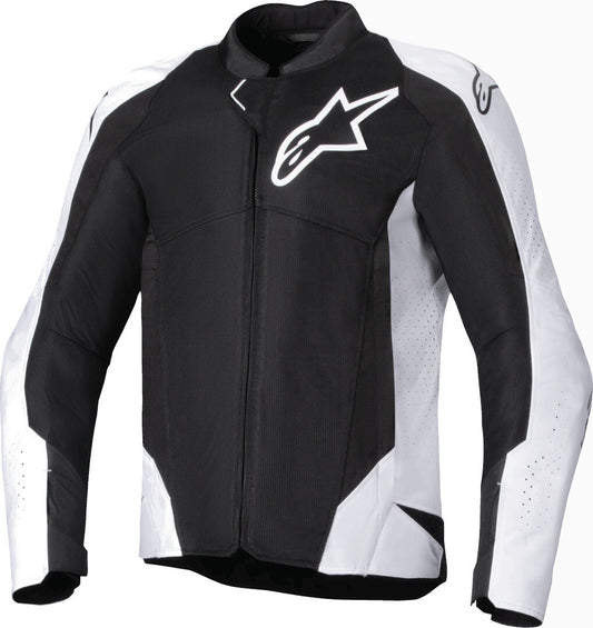 Chaqueta de moto perforada Alpinestars VIPER V3 AIR, color rojo fluorescente y negro