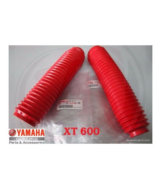 PAR DE JUNTAS DE HORQUILLA ROJAS ORIGINALES YAMAHA XT TT 600 2KF 43F 3TB 3YP 59X