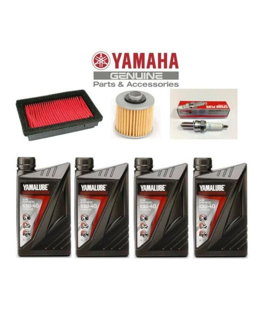 KIT DE SERVICIO ORIGINAL YAMAHA MT 03 - XT660 R / X TENERE' (ACEITE + FILTROS + BUJÍA) 