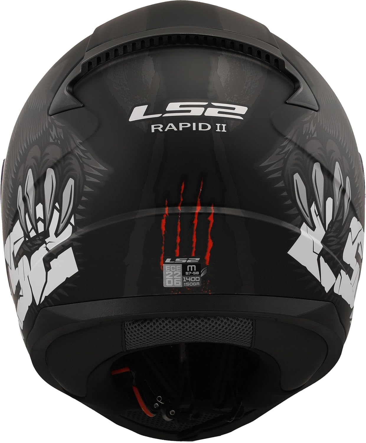 Casco integrale da moto LS2 Rapid II ECE 22.06 - Claw