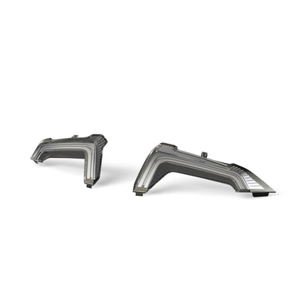 COPPIA RIFLETTORE COLOR FUMÉ ORIGINALE YAMAHA PER BAULI 45 LITRI