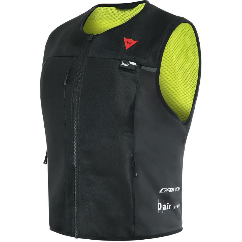 GILET SMART AIRBAG JACKET DAINESE V2 UOMO BLACK/YELLOW