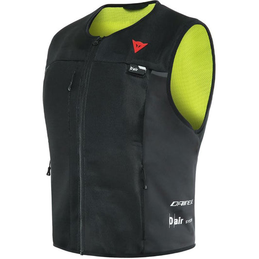 GILET SMART AIRBAG JACKET DAINESE V2 UOMO BLACK/YELLOW