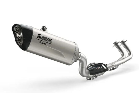 AKRAPOVIC Sistema scarico completo  – Titanio PER YAMAHA TMAX 560 DAL 2020 AL 2024