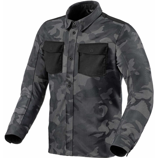 Sovracamicia Estiva Rev'it TRACER AIR 2 Mim. Grigio Scuro