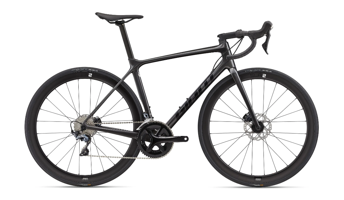 GIANT TCR ADVANCED DISC 1+ PRO COMPACT 2022 BLACK BICYCLE 