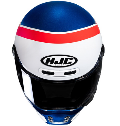 Casco V10 GRAPE Bianco Blu HJC