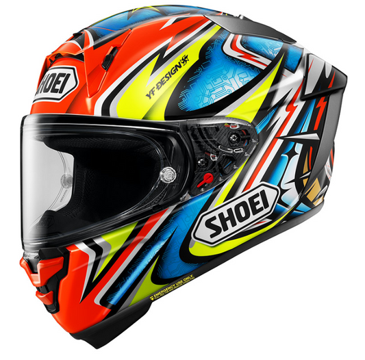 Casco Shoei X-SPR Pro Daijiro TC-1 rosso giallo