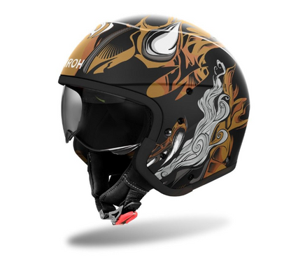 CASCO CROSSOVER AIROH J110 ONI MATT