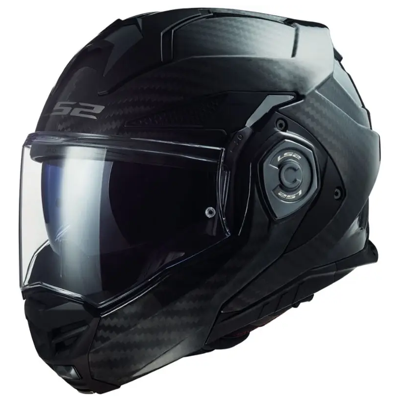 Casco Modulare Carbonio Advant X Carbon Nero Lucido