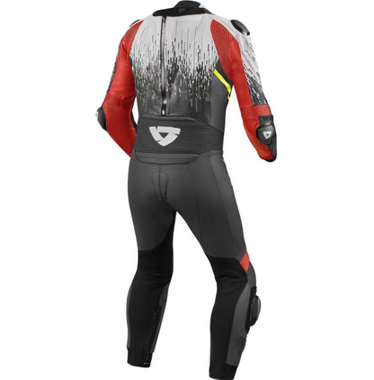 Tuta Moto Intera Professionale Pista Rev'it QUANTUM 2 Bianco Neon