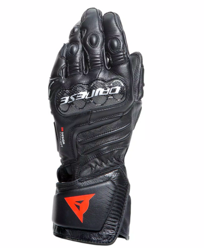 CARBON 4 - DAINESE LONG MOTORCYCLE LEATHER GLOVES FOR MEN