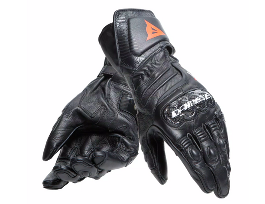 CARBON 4 - DAINESE LONG MOTORCYCLE LEATHER GLOVES FOR MEN