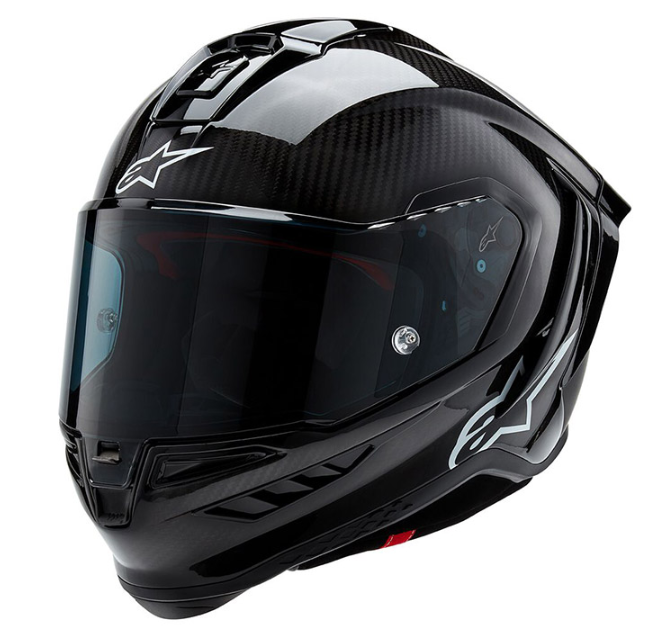 Supertech R10 Solid CARBON ALPINESTARS Helmet