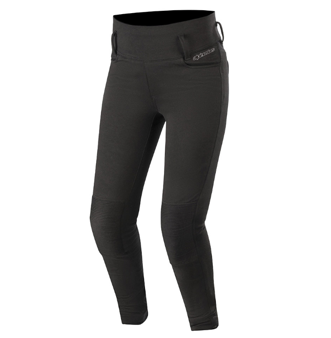 Leggins donna Alpinestars BANSHEE con fibra aramidica Nero