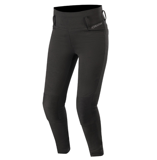 Leggings Alpinestars BANSHEE para mujer con fibra de aramida en color negro