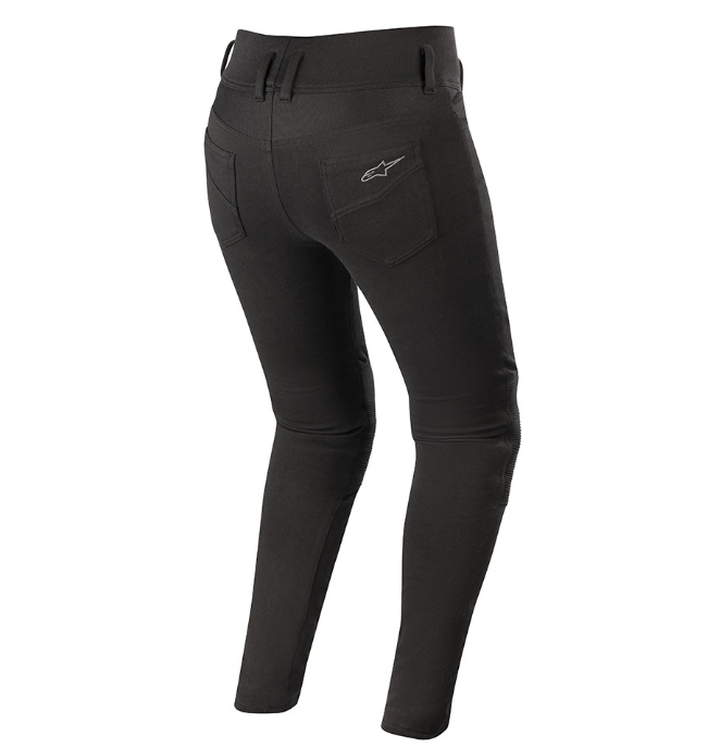 Leggings Alpinestars BANSHEE para mujer con fibra de aramida en color negro