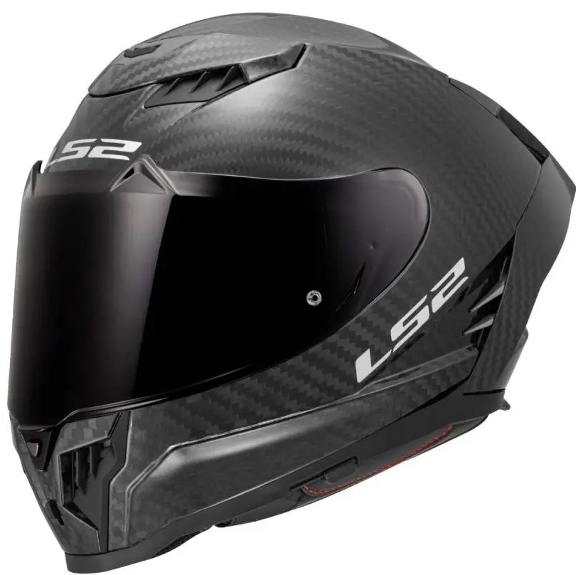 LS2 FULL FACE HELMET IN MATT CARBON DRAGON