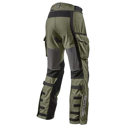 Rev'it CAYENNE PRO Perforated Fabric Motorcycle Pants Green Black