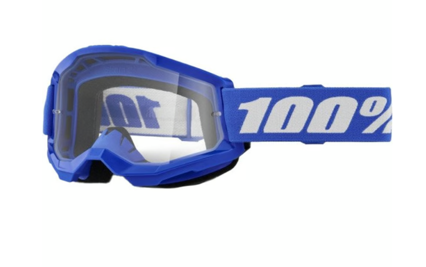 MASCHERA DA MOTO CROSS/ MTB STRADA 2 100% TRASPARENTE