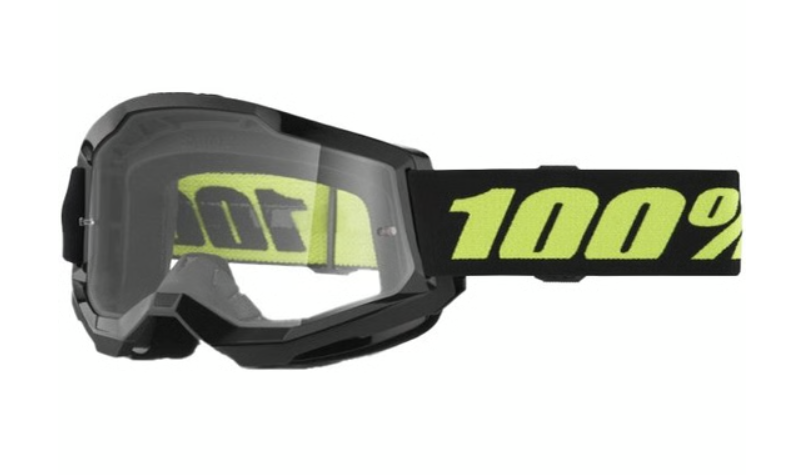 MASCHERA DA MOTO CROSS/ MTB STRADA 2 100% TRASPARENTE