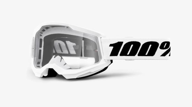 MASCHERA DA MOTO CROSS/ MTB STRADA 2 100% TRASPARENTE