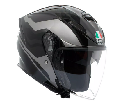 AGV K5 JET EVO TUNE GREY/BLACK - CASCO MOTO JET E2206