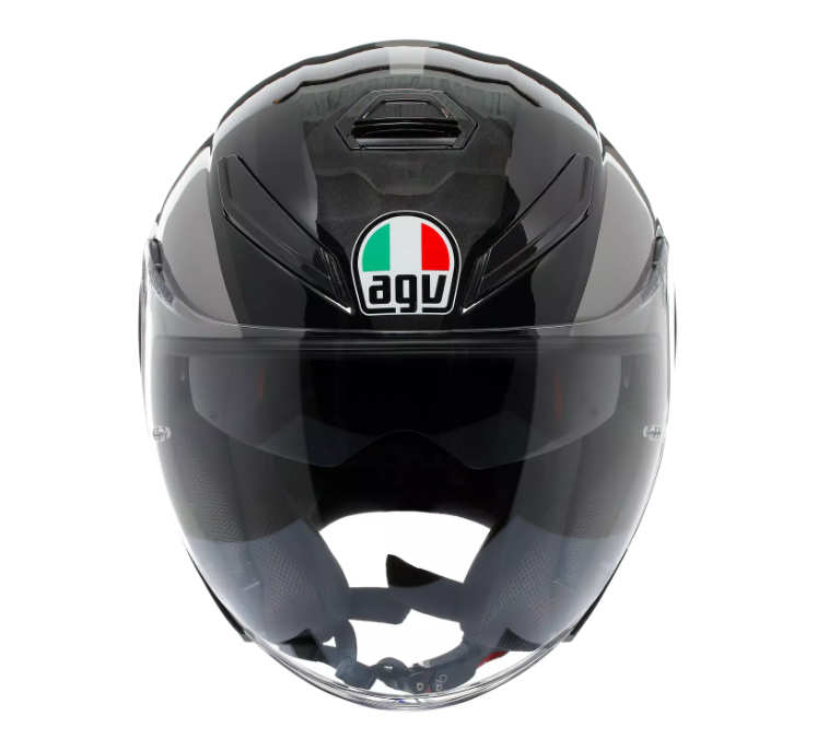 AGV K5 JET EVO TUNE GREY/BLACK - CASCO MOTO JET E2206