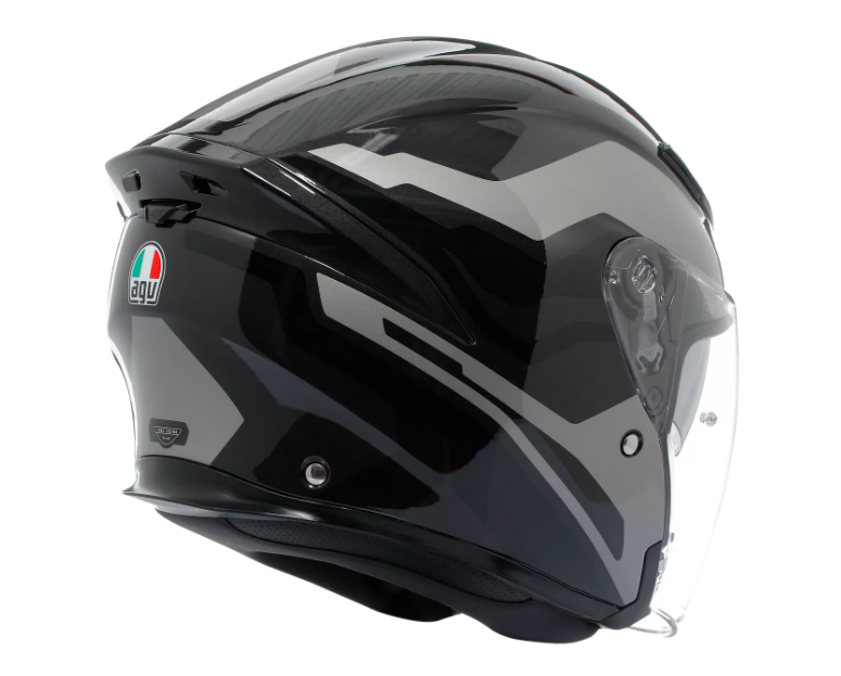 AGV K5 JET EVO TUNE GREY/BLACK - CASCO MOTO JET E2206