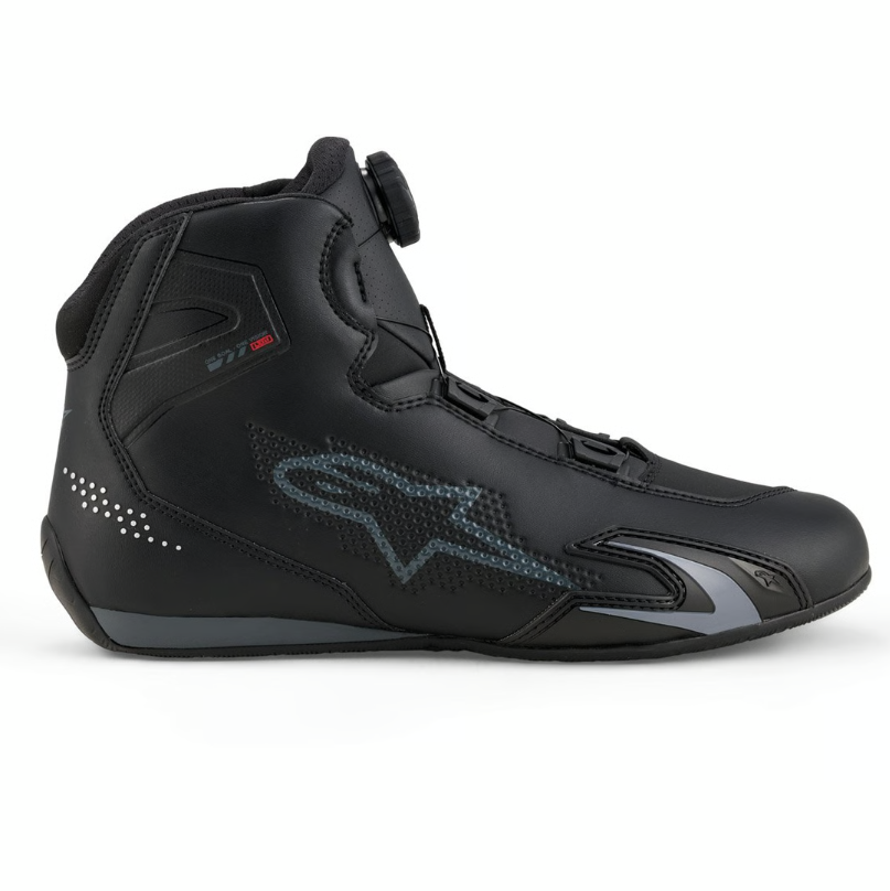 Zapatillas de moto Alpinestars Celer negro gris oscuro con BOA