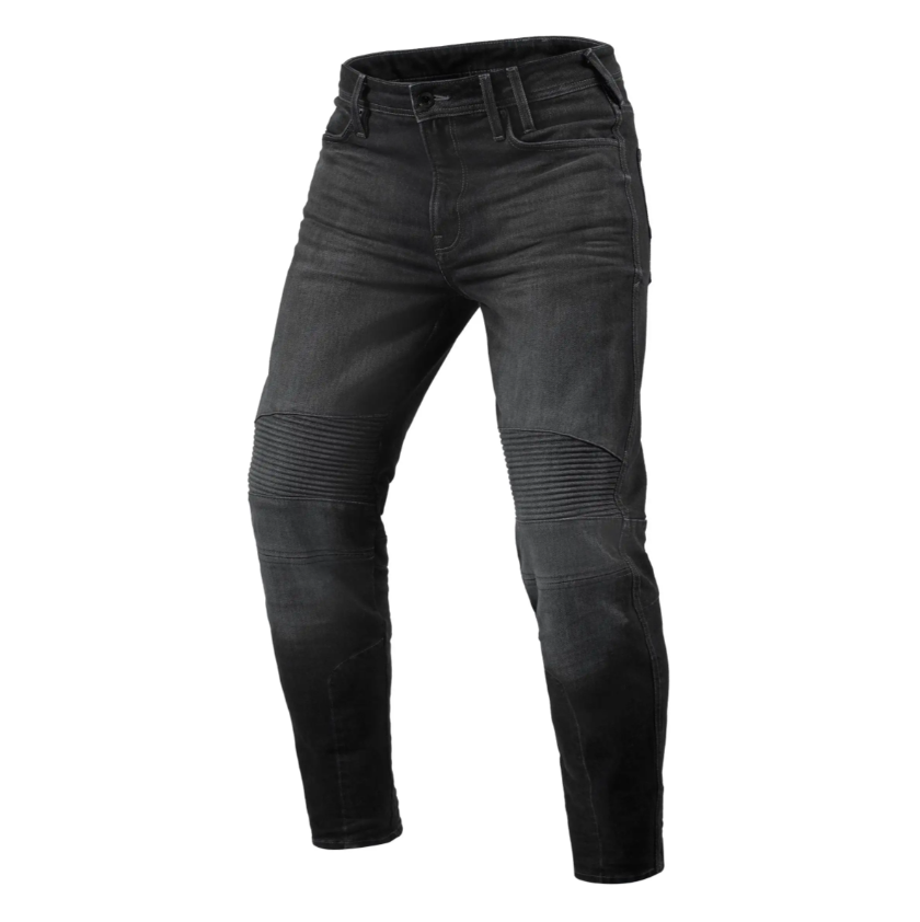 Vaqueros de moto Revit Moto 2 TF gris oscuro desgastado L32