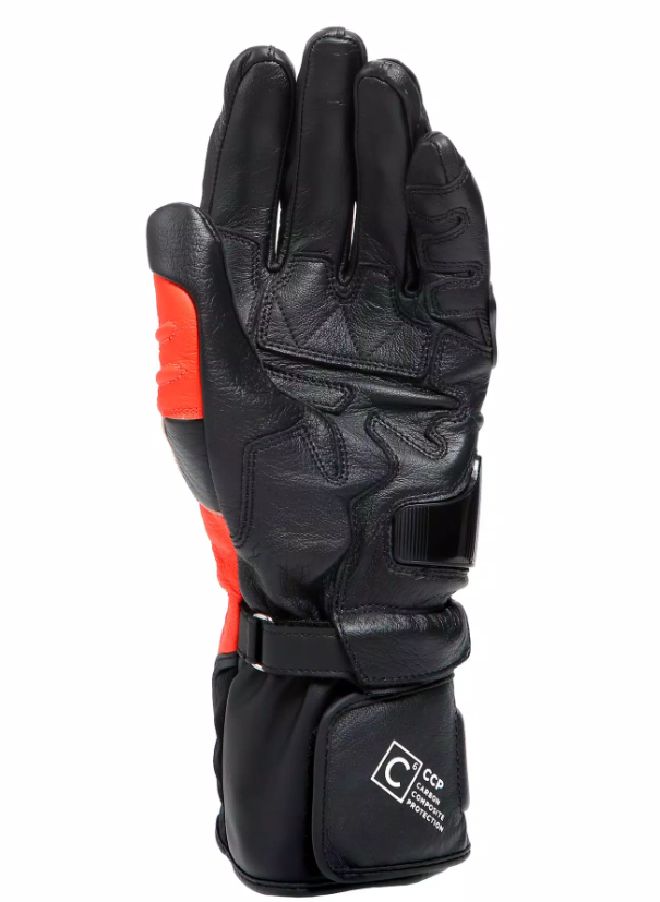 CARBON 4 - DAINESE LONG MOTORCYCLE LEATHER GLOVES FOR MEN