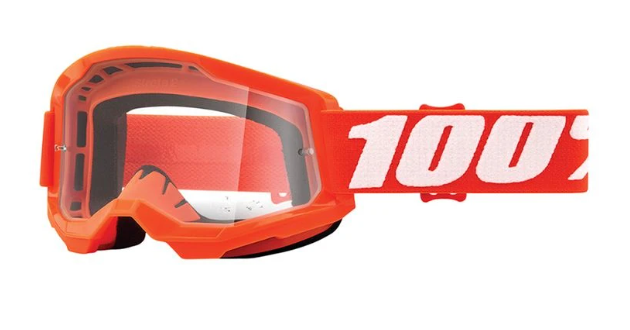 MASCHERA DA MOTO CROSS/ MTB STRADA 2 100% TRASPARENTE