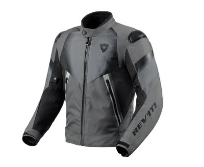 GIACCA DA MOTO REVIT CONTROL H2O GRIGIO NERO