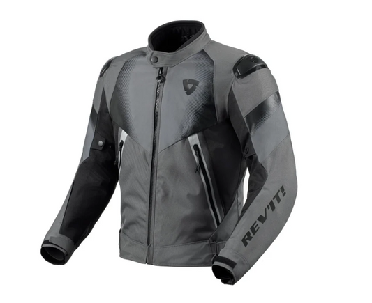 GIACCA DA MOTO REVIT CONTROL H2O GRIGIO NERO