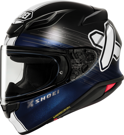 Casco NXR 2 IDEOGRAPH TC-5 Nero Blu SHOEI