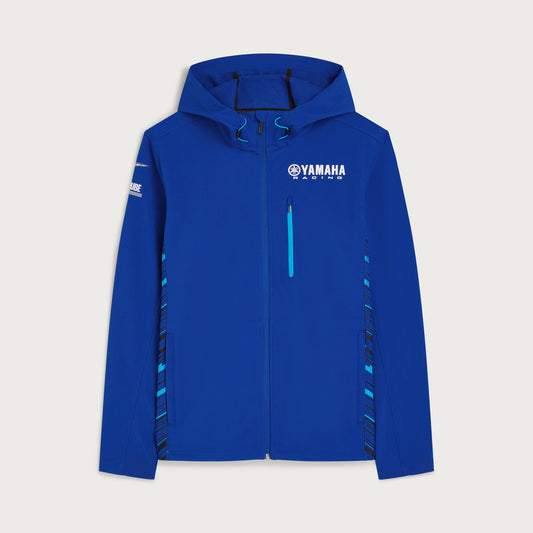 Giacca Yamaha Originale QMB-26FK1-E0 Softshell Paddock Blue Team Uomo
